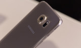 Samsung Galaxy S6 Edge в прозрачном чехле