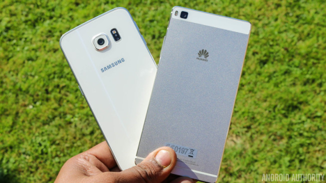 Сравнение смартфонов Samsung Galaxy S6 Edge и Huawei Ascend P8