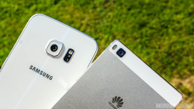 Samsung Galaxy S6 Edge и Huawei Ascend P8