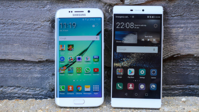 Сравнение Samsung Galaxy S6 Edge и Huawei Ascend P8