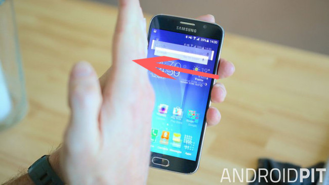 Как сделать скриншот на Samsung Galaxy S6 с помощью жеста